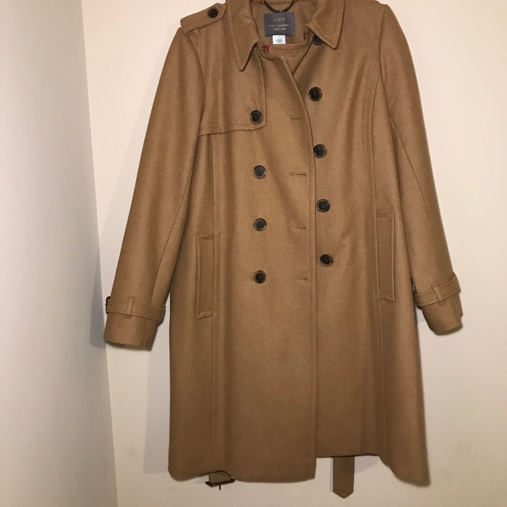 Jcrew cashmere woman’s trench coat